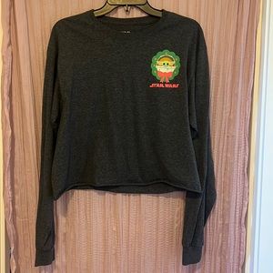 Star Wars Grogu holiday women’s crop top
